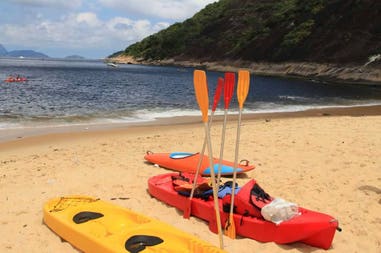 Brasile canoe spiaggia Canoe sulla spiaggia in Brasile