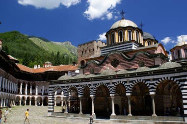 Monastery in Rila in Bulgaria