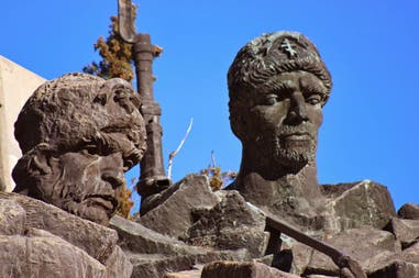Monument dedicated to the Ottoman Battle in Stara Zagora in Bulgaria