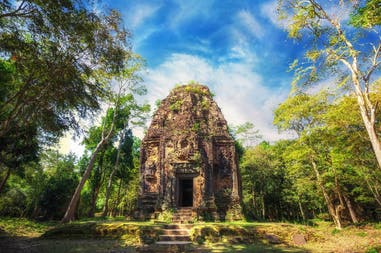 Rovine del tempio di Kampong Thom in Cambogia