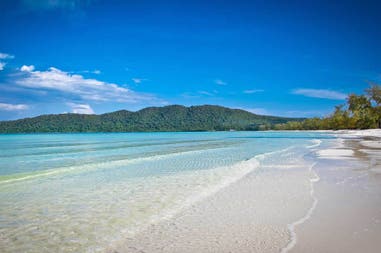Spiaggia tropicale in Cambogia