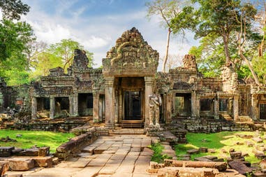 Tempio di Preah Khan a Siem Reap in Cambogia