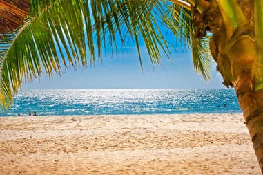 Spiaggia tropicale in Cambogia