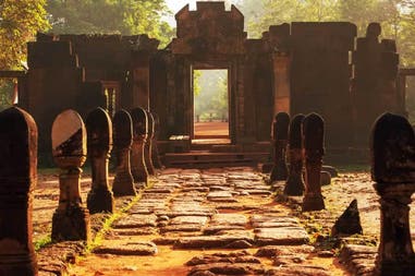 Entrata di Koh Ker in Cambogia