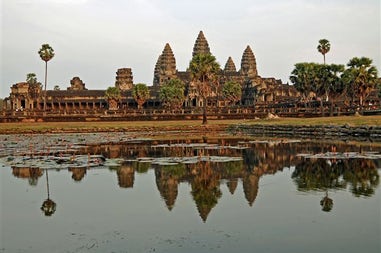 The temple of Angkor Wat in Cambodia