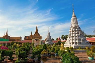The Royal Palace of Phnom Penh in Cambodia