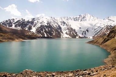 Paesaggio del Cajon del Maipo in Cile