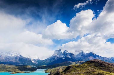 Paesaggio di Torres del Paine National Park in Cile