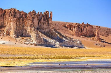 Paesaggio arido di San Pedro de Atacama in Cile