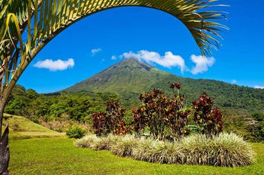Nature of Arenal Volcano in Costa Rica