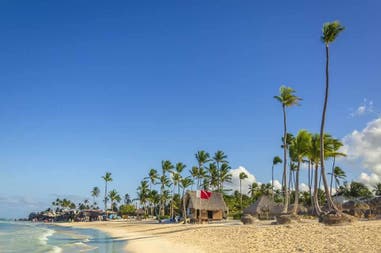 Tropical beach in Cuba