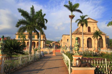 Square in Trinidad in Cuba
