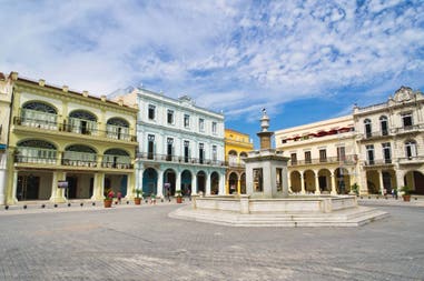 Plaza Vieja in Havana in Cuba