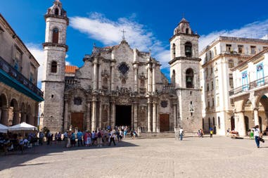 Church in the Old Havana in Cuba