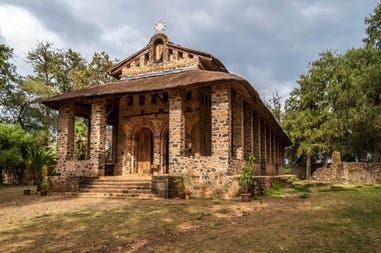 Church of Selassie in Godar in Ethiopia