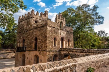 Bath of Fasilide in Godar in Ethiopia