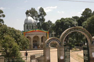 Church in Addis Ababa in Ethiopia