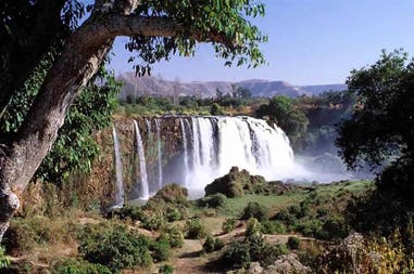Waterfalls in Jimma in Ethiopia