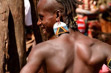 Man of Hammer tribe in Ethiopia