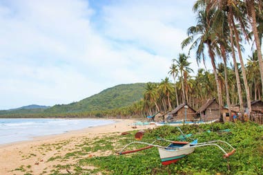 Filippine Palawan spiaggia