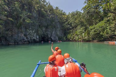 Filippine Puerto Princesa fiume sotterraneo