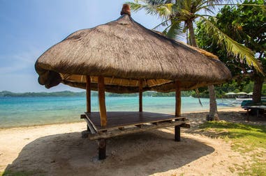 philippines-sabang-beach-umbrella