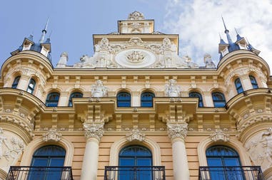 Lettonia Riga palazzo liberty