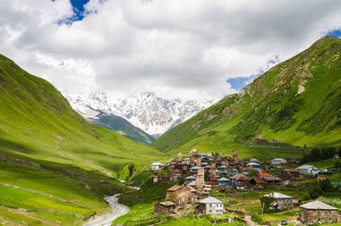 Ushguli in Georgia