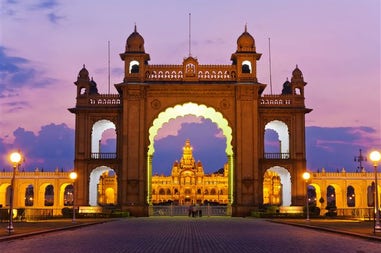 Mysor Palace at Mysore in India