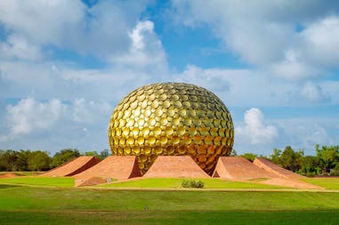 india-matrimandir-golden-temple-in-auroville