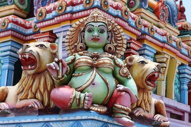 Temple at Mamallapuram in India