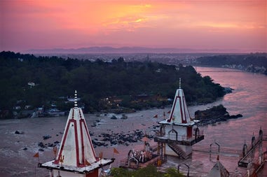 View of temple in India