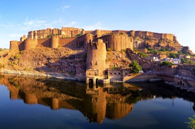 The Mehrangarh Fort of Jodhpur in India