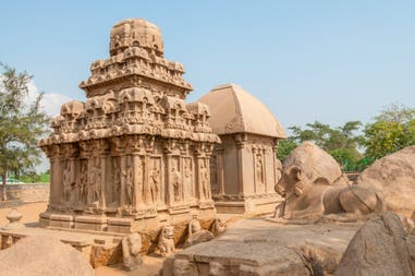 The Five Rathas of Mamallapuram in India