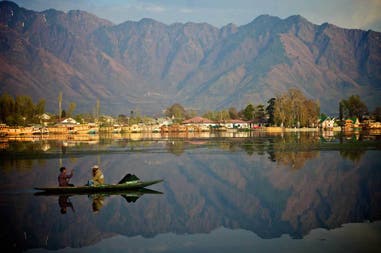 Paesaggio del Kashmir in India