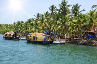 Backwaters of Kerala in India