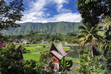 Indonesia Sumatra rural landcsape