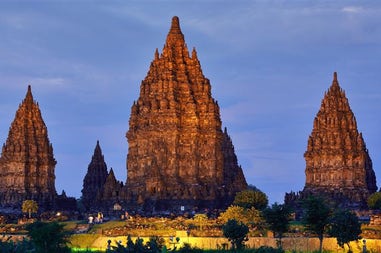 Prombanan Complex in Yogiakarta in Indonesia