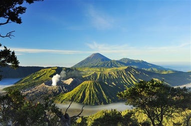 View of the Mount Bromo in Indonesia