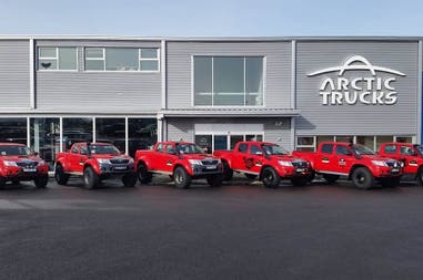 Iceland Arctic Trucks vehicles