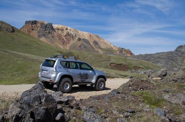 Iceland summer expedition in Landmannalaugar