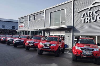 Iceland Landmannalaugar Arctic Trucks headquarters