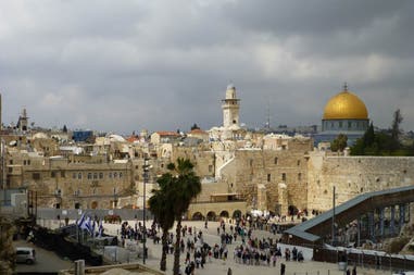 Israel Jerusalem Western Wall view
