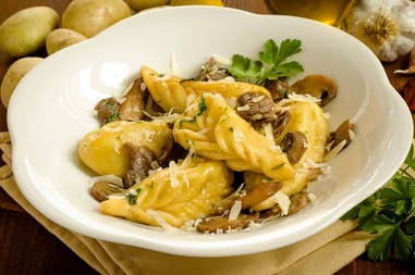 Culurgiones typical pasta of Sardinia