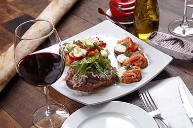 Cibo e vino tipico dell'Italia