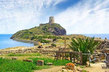 Italy Sardinia landscape Landscape of Sardinia in Italy