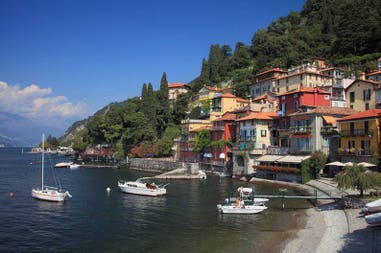 Vista di Varenna in Italia