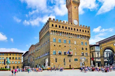 Palazzo Vecchio a Firenze in Italia