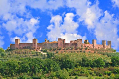 Italia Fortezza di Monteriggioni Fortezza di Monteriggioni in Italia