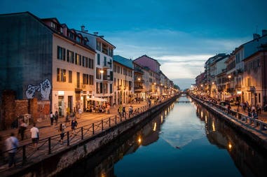Italia Milano Navigli